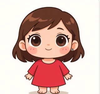 The same person rendered in Chibi style