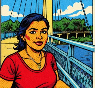 The same person rendered in Comic style